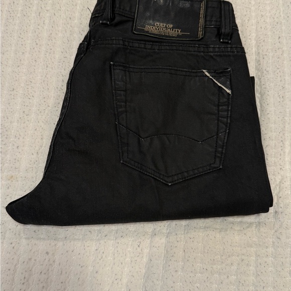 Cult of Individuality Dark Black Men Jeans